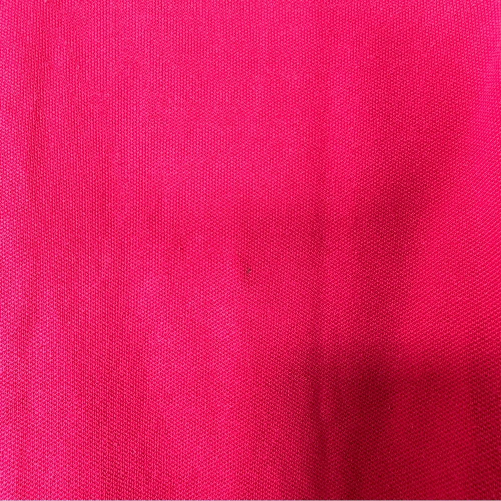 Lacoste Pink Polo Shirt crocodile alligator 🐊 logo button up golf preppy collar - Picture 8 of 9